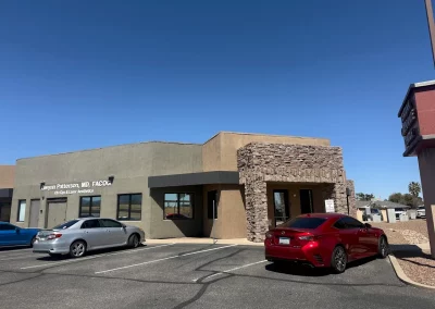 Exterior of Dr. Gwynn's Office from parking lot